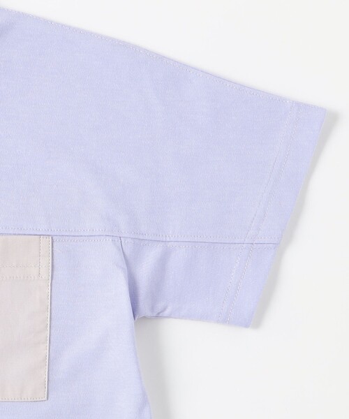 COMME CA ISM（コムサイズム）の「速乾 胸ポケット バックロゴ 半袖Tシャツ（Tシャツ/カットソー・キッズ・アイボリー/ブラック/ラベンダー・100cm/110cm/120cm/130cm/140cm/150cm）」の10枚目の写真