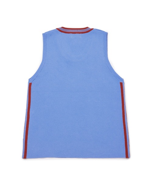 M TO R（ムウトアール）の「［TOPS］SPORTY LINE NO-SLEEVE TOPS（ニット/セーター・レディース・ブラック/サックスブルー・40/38/42）」の13枚目の写真