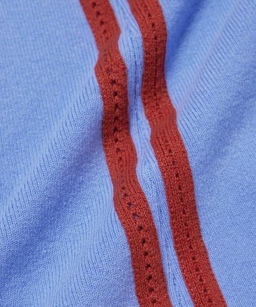 M TO R（ムウトアール）の「［TOPS］SPORTY LINE NO-SLEEVE TOPS（ニット/セーター・レディース・ブラック/サックスブルー・40/38/42）」の18枚目の写真