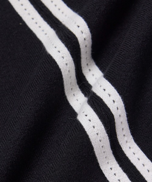 M TO R（ムウトアール）の「［TOPS］SPORTY LINE NO-SLEEVE TOPS（ニット/セーター・レディース・ブラック/サックスブルー・40/38/42）」の20枚目の写真