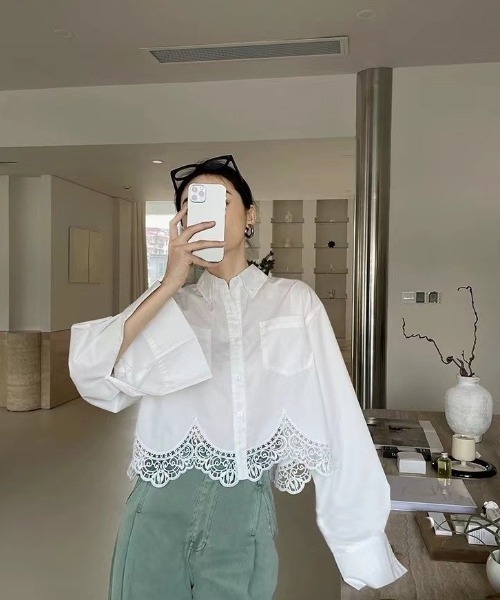 クロップドシャツアンサンブルアルページュストーリー 2WAY SHEER LINEN SHIRT │【公式通販】Arpege story