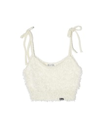 SHAGGY NECK RIBBON CAMISOLE