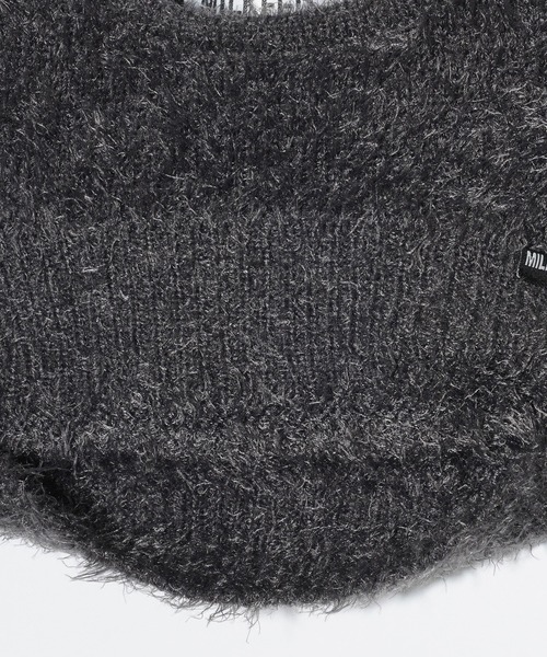 MILKFED.(ミルクフェド)の「SHAGGY NECK RIBBON CAMISOLE(キャミソール・レディース・オフホワイト/ライトブルー/チャコール・ONE SIZE)」の10枚目の写真