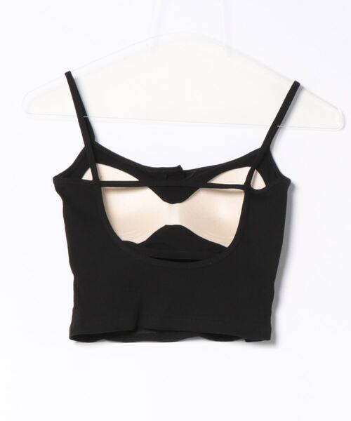 non-hedge（ノンヘッジ）の「前ボタンバックオープンキャミソール（キャミソール・レディース・ブラック/オフホワイト/チャコールグレー/ブラウン・FREE）」の6枚目の写真