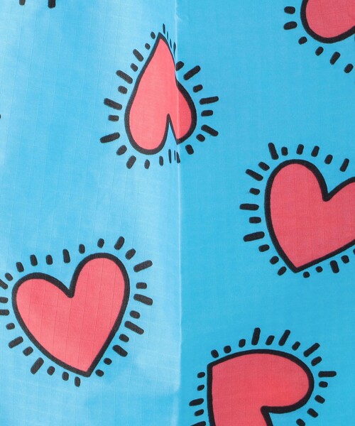 BAGGU（バグー）の「＜BAGGU＞STANDARD Keith Haring / エコバッグ / サブバッグ（エコバッグ/サブバッグ・キッズ・ターコイズブルー/ピンク/ライム・FREE）」の11枚目の写真
