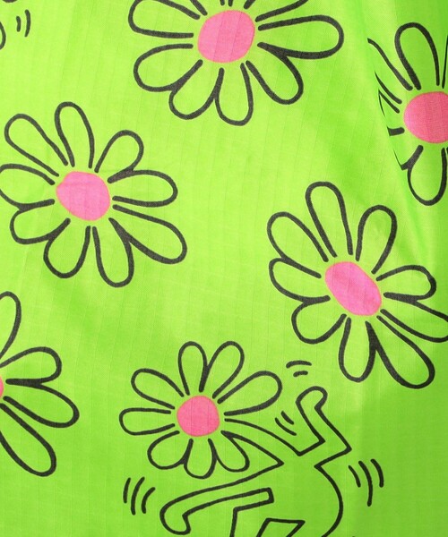 BAGGU（バグー）の「＜BAGGU＞STANDARD Keith Haring / エコバッグ / サブバッグ（エコバッグ/サブバッグ・キッズ・ターコイズブルー/ピンク/ライム・FREE）」の21枚目の写真