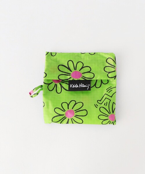 BAGGU（バグー）の「＜BAGGU＞STANDARD Keith Haring / エコバッグ / サブバッグ（エコバッグ/サブバッグ・キッズ・ターコイズブルー/ピンク/ライム・FREE）」の22枚目の写真