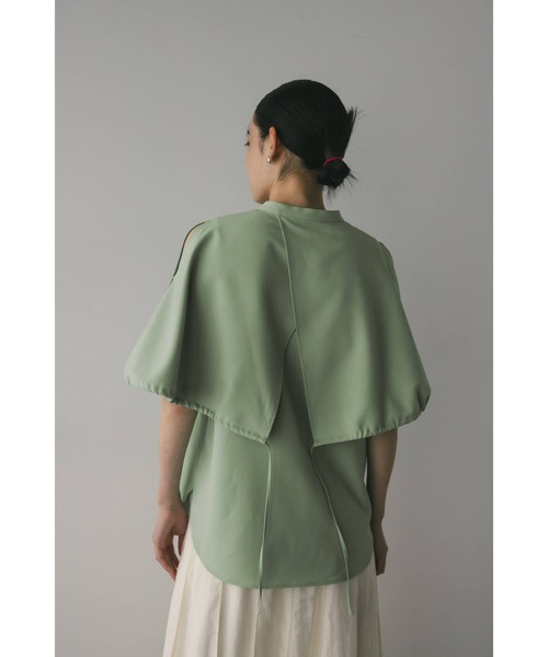 ブラウス シャツ マルチウェイケープシャツ レディース STYLEMIXER ブラウス シャツ マルチウェイケープシャツ