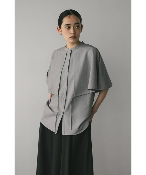 STYLE MIXER スタミキ　ケープレイヤードシャツ　長袖　未使用 STYLEMIXER（スタイルミキサー）の「ケープレイヤードシャツ