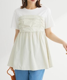 ミディ丈ビスチェドッキングプルオーバー