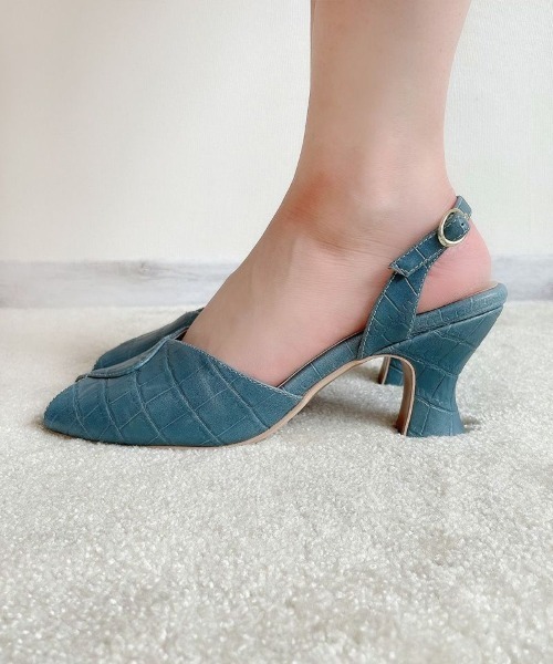 an another angelus（アンアナザーアンジェラス）の「クロコバックストラップサンダル/ananotherangelus（サンダル・レディース・ブラウン/ブラック/ブルーグリーン・M/L/S）」の5枚目の写真