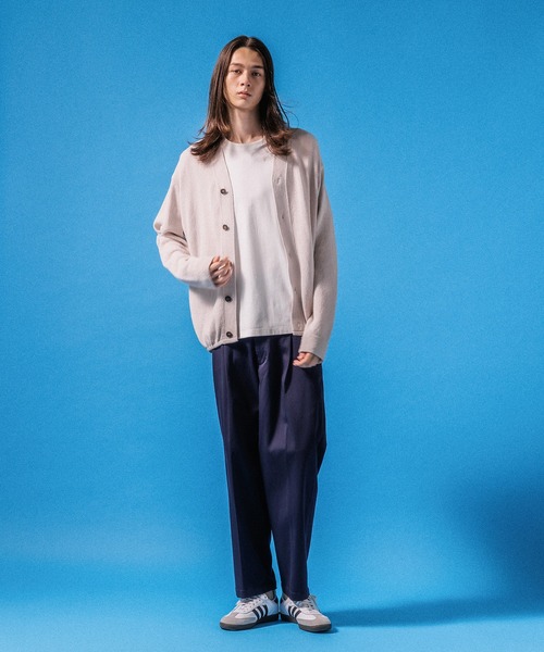 ADAM ET ROPE'(アダムエロペ)の「【接触冷感】スタンダード Tシャツ / ロングシーズン着用可能(Tシャツ/カットソー・メンズ・ブラック/ホワイト/ネイビー・L/M)」の5枚目の写真