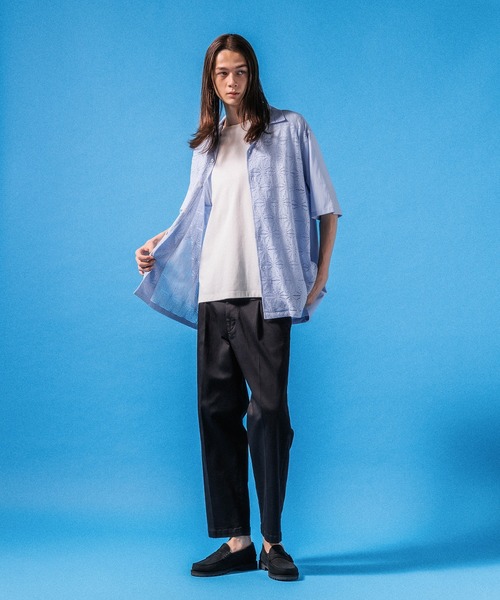 ADAM ET ROPE'(アダムエロペ)の「【接触冷感】スタンダード Tシャツ / ロングシーズン着用可能(Tシャツ/カットソー・メンズ・ブラック/ホワイト/ネイビー・L/M)」の7枚目の写真