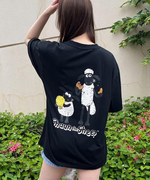 ひつじのショーンバックプリントBIGTシャツ（Tシャツ/カットソー