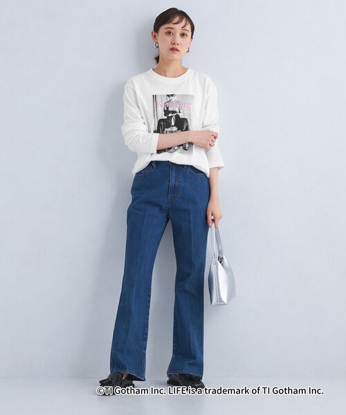 GOOD ROCK SPEED（グッドロックスピード）の「【別注】＜GOOD ROCK SPEED＞ LIFE フォト ロングスリーブ Tシャツ（Tシャツ/カットソー・レディース・ブラック/オフホワイト/その他1・FREE）」の6枚目の写真