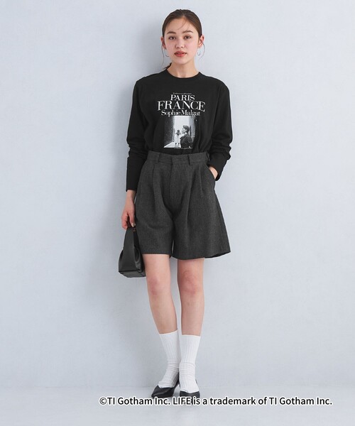 GOOD ROCK SPEED（グッドロックスピード）の「【別注】＜GOOD ROCK SPEED＞ LIFE フォト ロングスリーブ Tシャツ（Tシャツ/カットソー・レディース・ブラック/オフホワイト/その他1・FREE）」の8枚目の写真