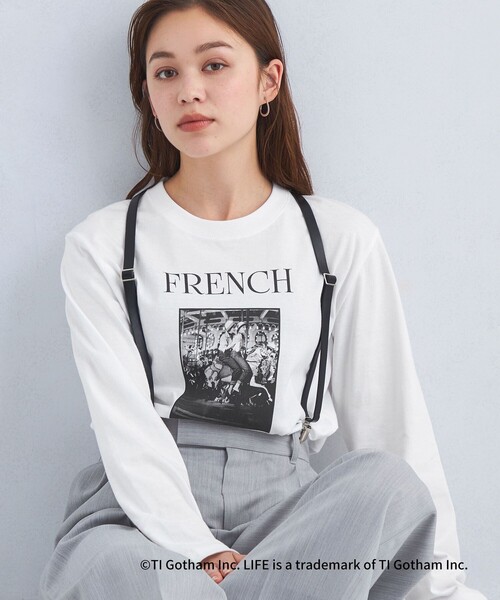 GOOD ROCK SPEED（グッドロックスピード）の「【別注】＜GOOD ROCK SPEED＞ LIFE フォト ロングスリーブ Tシャツ（Tシャツ/カットソー・レディース・ブラック/オフホワイト/その他1・FREE）」の10枚目の写真