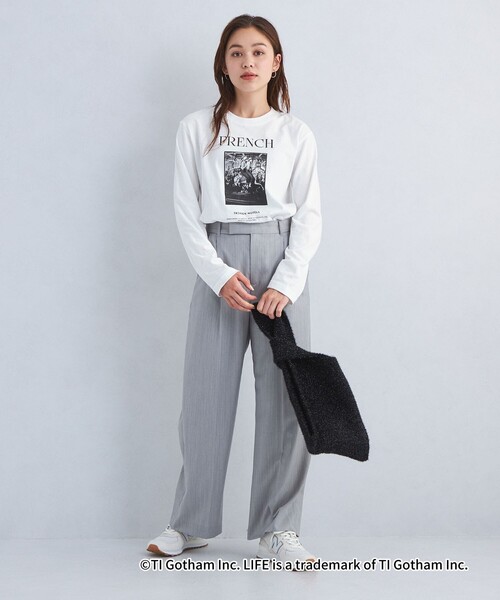 GOOD ROCK SPEED（グッドロックスピード）の「【別注】＜GOOD ROCK SPEED＞ LIFE フォト ロングスリーブ Tシャツ（Tシャツ/カットソー・レディース・ブラック/オフホワイト/その他1・FREE）」の13枚目の写真