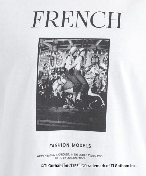 GOOD ROCK SPEED（グッドロックスピード）の「【別注】＜GOOD ROCK SPEED＞ LIFE フォト ロングスリーブ Tシャツ（Tシャツ/カットソー・レディース・ブラック/オフホワイト/その他1・FREE）」の5枚目の写真