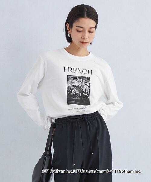 GOOD ROCK SPEED（グッドロックスピード）の「【別注】＜GOOD ROCK SPEED＞ LIFE フォト ロングスリーブ Tシャツ（Tシャツ/カットソー・レディース・ブラック/オフホワイト/その他1・FREE）」の4枚目の写真