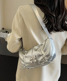 A'GEM/9 × .kom 『.KOM/ドットケーオーエム』 リボンショルダー BAG