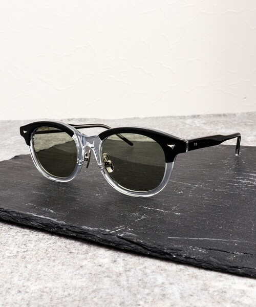 NOLLEY’S（ノーリーズ）の「THOMAS ボストン/ウェリントン カラーレンズ サングラス（サングラス・メンズ・ブラック・FREE）」の3枚目の写真