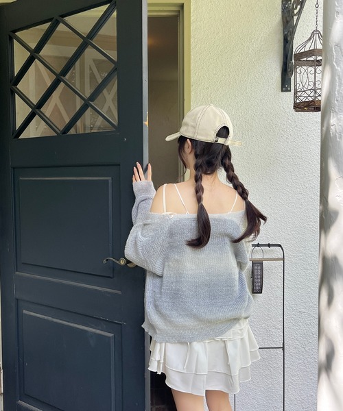 RiLi（リリ）の「ティアードフレアミニ【RL】（スカート・レディース・ブラック/ホワイト・FREE）」の9枚目の写真