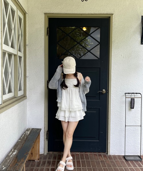 RiLi（リリ）の「ティアードフレアミニ【RL】（スカート・レディース・ブラック/ホワイト・FREE）」の11枚目の写真