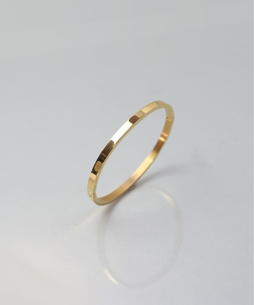 ieLS（イエルズ）の「金属アレルギー対応「ieLS」ステンレス　プレーンサークルバングル（バングル/リストバンド・メンズ・ゴールド/ブラック/シルバー・ONE SIZE）」の8枚目の写真