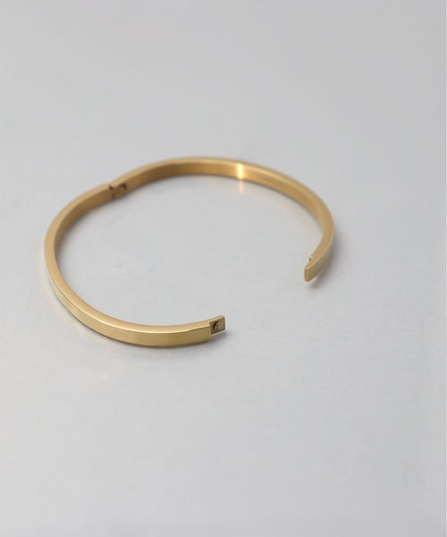 ieLS（イエルズ）の「金属アレルギー対応「ieLS」ステンレス　プレーンサークルバングル（バングル/リストバンド・メンズ・ゴールド/ブラック/シルバー・ONE SIZE）」の10枚目の写真