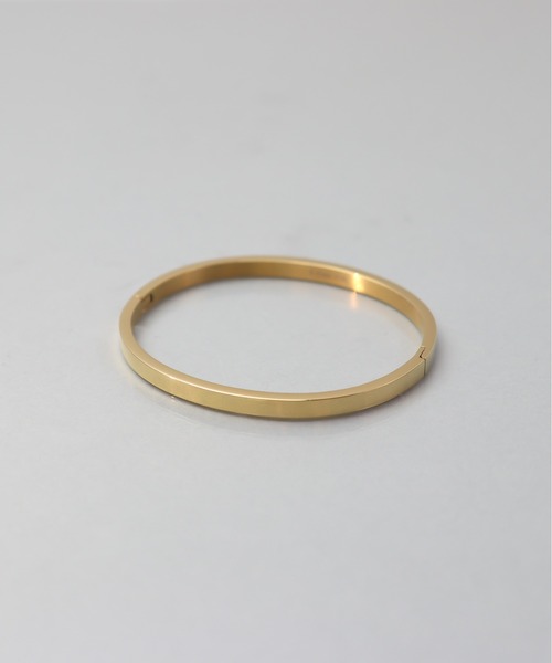 ieLS（イエルズ）の「金属アレルギー対応「ieLS」ステンレス　プレーンサークルバングル（バングル/リストバンド・メンズ・ゴールド/ブラック/シルバー・ONE SIZE）」の9枚目の写真
