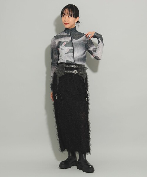 極美品 Ray BEAMS ガーターベルト 地雷系 Y2K レイヤード Ray BEAMS（レイビームス）の「ガーター ベルト（ベルト）」 - WEAR