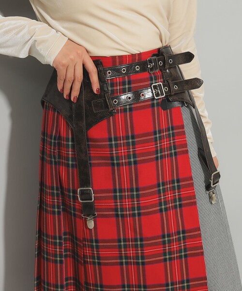 Ray BEAMS（レイビームス）の「ガーター ベルト（ベルト・レディース・ダークブラウン/ブラック・ONE SIZE）」の6枚目の写真