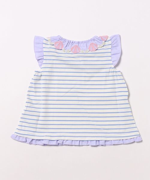 baby cheer(ベイビーチアー)の「シェルポシェットTシャツ(Tシャツ/カットソー・キッズ・ラベンダー/ブルー・90cm/100cm/110cm/120cm/80cm)」の3枚目の写真