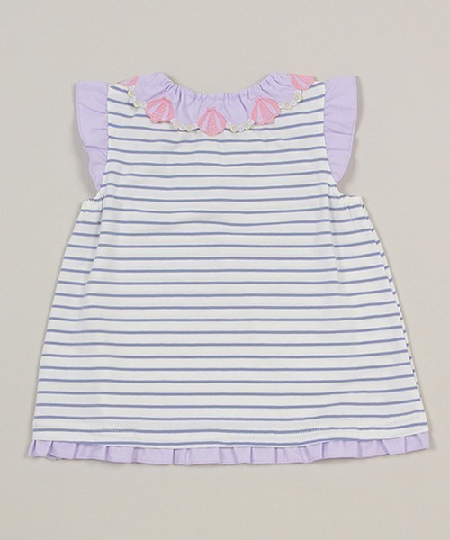 baby cheer(ベイビーチアー)の「シェルポシェットTシャツ(Tシャツ/カットソー・キッズ・ラベンダー/ブルー・90cm/100cm/110cm/120cm/80cm)」の7枚目の写真