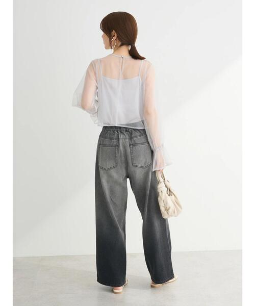 ELENCARE DUE(エレンカーレデュエ)の「・ELENCARE DUE チュールギャザーブラウス(シャツ/ブラウス・レディース・グレー/ブラック/アイボリー・FREE)」の19枚目の写真