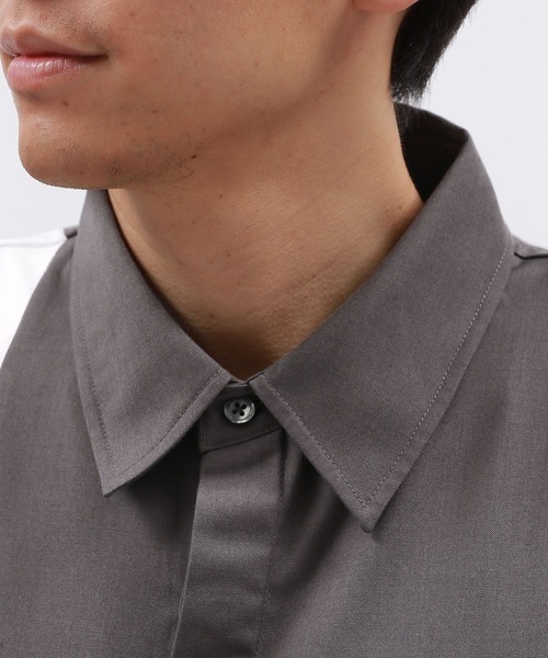 LAKOLE(ラコレ)の「TRアソート切り替えシャツ半袖 / 131481(シャツ/ブラウス・メンズ・チャコール/ベージュ/グリーン・X-LARGE/MEDIUM/LARGE)」の16枚目の写真