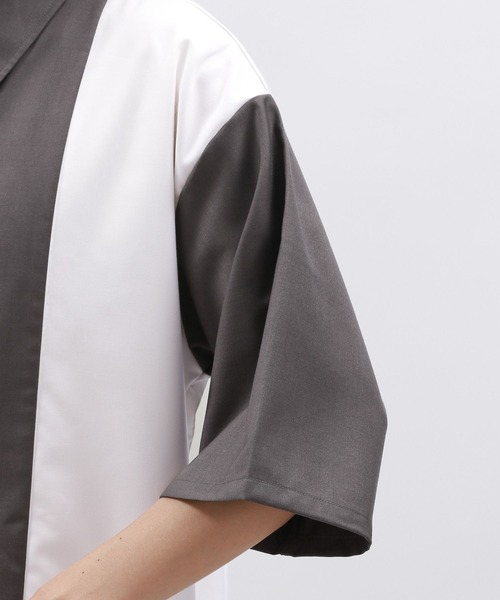 LAKOLE(ラコレ)の「TRアソート切り替えシャツ半袖 / 131481(シャツ/ブラウス・メンズ・チャコール/ベージュ/グリーン・X-LARGE/MEDIUM/LARGE)」の17枚目の写真