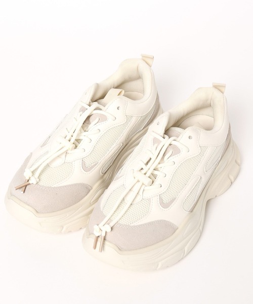 LEPSIM(レプシィム)の「ボリュームスニーカー 132365(スニーカー・レディース・アイボリー/ブラック/グレー・MEDIUM/LARGE)」の13枚目の写真