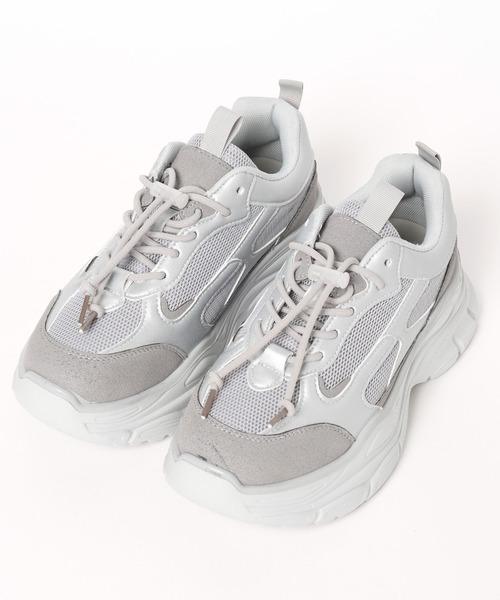 LEPSIM(レプシィム)の「ボリュームスニーカー 132365(スニーカー・レディース・アイボリー/ブラック/グレー・MEDIUM/LARGE)」の15枚目の写真