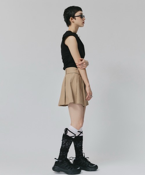led.tokyo（レッドトウキョウ）の「【led.tokyo】変形肩パットTEE（Tシャツ/カットソー・レディース・ホワイト/ブラック・FREE）」の15枚目の写真