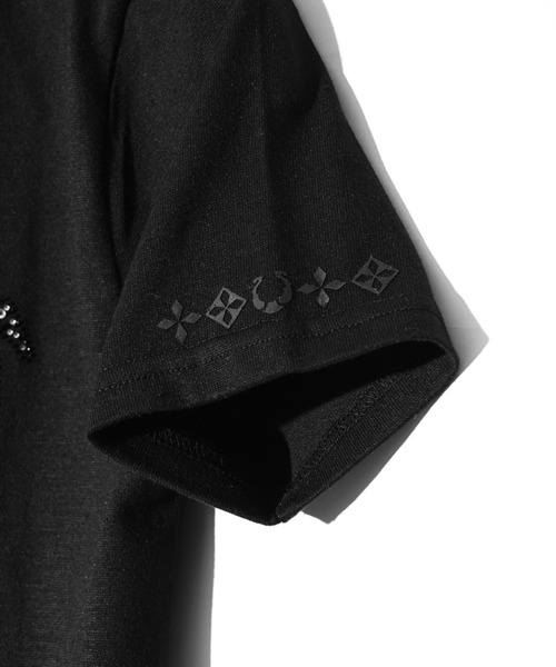 半袖ラインストーンTシャツ メンズ（Tシャツ/カットソー