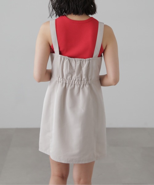 FREE'S MART（フリーズマート）の「カーゴミニジャンスカ（ワンピース・レディース・ブラック/ベージュ/グレー・SMALL/MEDIUM）」の20枚目の写真