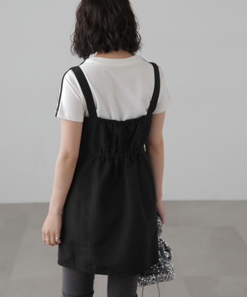 FREE'S MART（フリーズマート）の「カーゴミニジャンスカ（ワンピース・レディース・ブラック/ベージュ/グレー・SMALL/MEDIUM）」の6枚目の写真