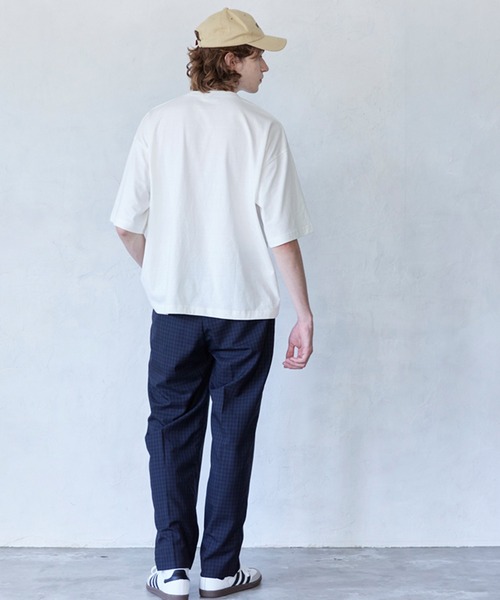 coca（coca）（コカ）の「ベア刺繍ワンポイントTシャツ（Tシャツ/カットソー・メンズ・ブラック/ライトベージュ/ホワイト/ネイビー・M/L/XL）」の10枚目の写真