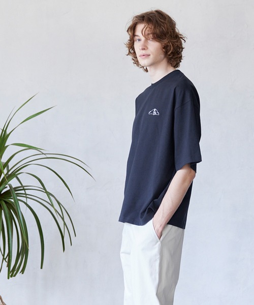 ベア刺繍ワンポイントTシャツ（Tシャツ/カットソー）｜coca