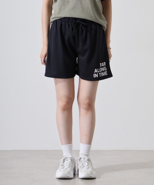 atONE(アットワン)の「ミニ裏毛ワンポイントプリントショートパンツ(その他パンツ・レディース・ネイビー/ブラック・M/L)」の6枚目の写真