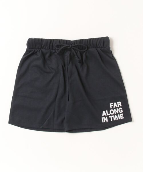 atONE(アットワン)の「ミニ裏毛ワンポイントプリントショートパンツ(その他パンツ・レディース・ネイビー/ブラック・M/L)」の4枚目の写真