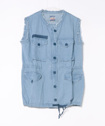 【HOUSTON woman】DENIM M-65 VEST