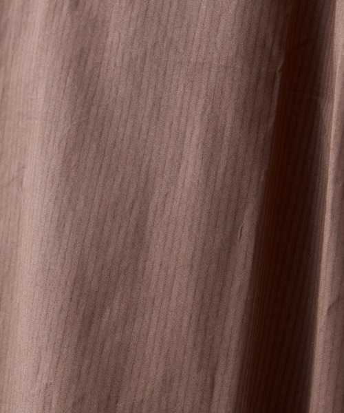 CIAOPANIC TYPY（チャオパニックティピー）の「針抜きストライプレギュラーカラーシャツ（シャツ/ブラウス・メンズ・カーキ/ブラウン/ブルー/グレー・LARGE/MEDIUM）」の13枚目の写真